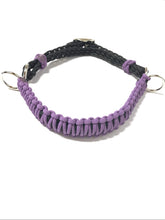 side pull hackamore  bitless attachment.... lilac with brown or black chinstrap...all sizes