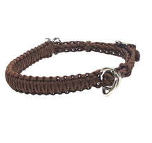 Side pull hackamore "with a whoa" bitless attachment....brown...all sizes