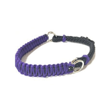 side pull hackamore  bitless attachment purple.... with black or brown chinstrap...all sizes.