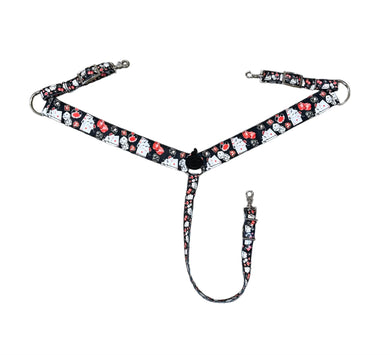 Vegas gambler breast collar nylon horse size