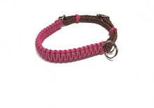 Fuchsia side pull hackamore  bitless attachment “with a whoa”.... with black or  brown chinstrap...all sizes