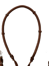 Stiff loop cable Barrel Reins chocolate brown with grip knots...You choose color and length