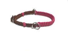 Fuchsia side pull hackamore  bitless attachment “with a whoa”.... with black or  brown chinstrap...all sizes