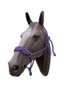 Braided horse halter you choose color