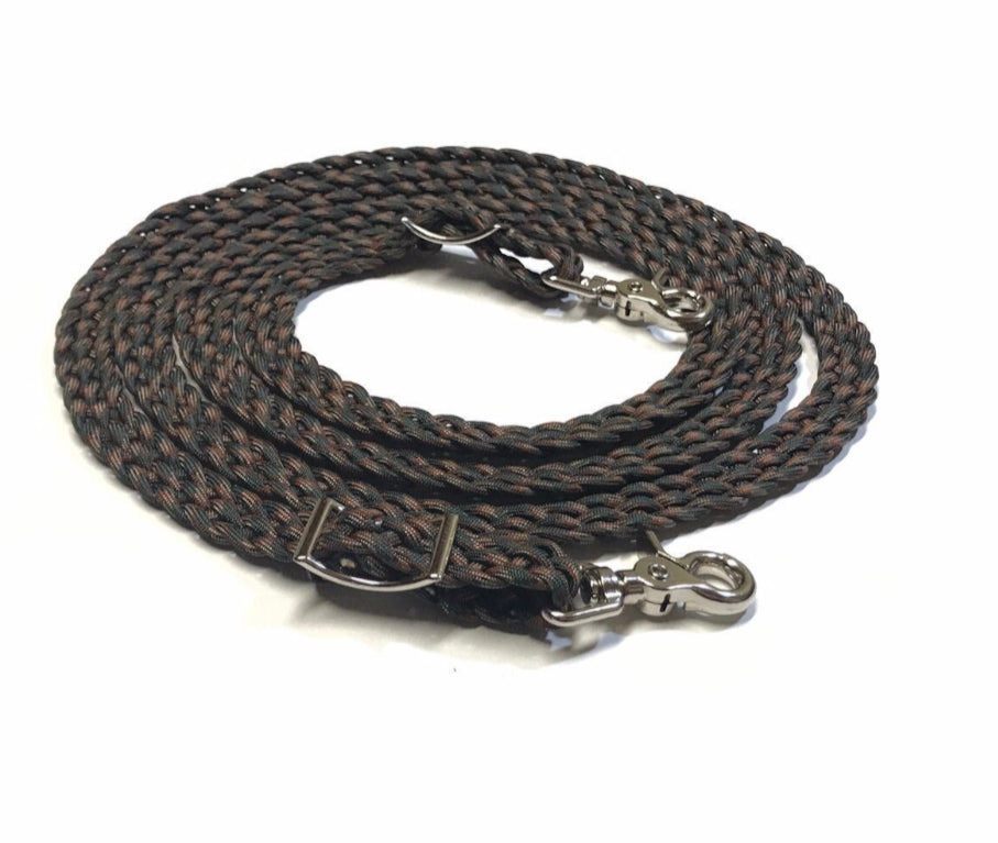 Rein… camo flat braided rein paracord