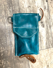 Phone pouch teal