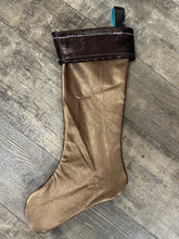 hair on cowhide Christmas stockings