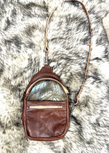 Feather sling bag