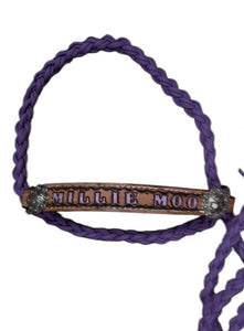 Personalized cow halter small mini cow or large cow