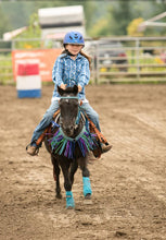 Peacock horse or pony Tack set