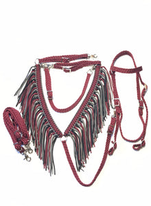 Burgundy Tack set