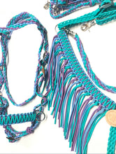 Mermaid Fringe Tack set with bitless bridle