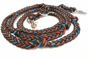 Barrel Reins, wide 1” reins with grip knots...You choose color and length