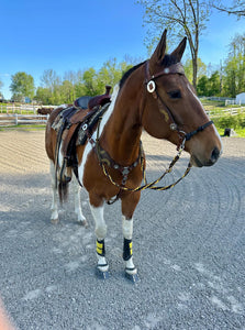 Sunflower Barrel Reins, Round with grip knots...You choose color and length.