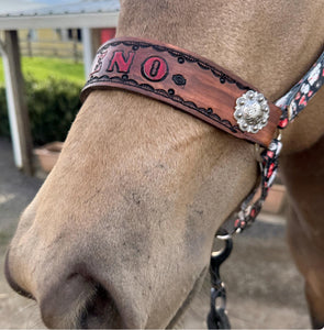 PERSONALIZED Vegas Gambler nylon horse halter