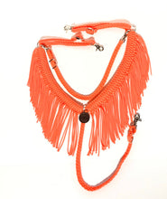 fringe breast collar orange