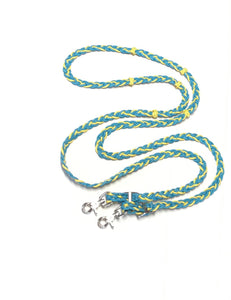 Barrel reins 1/2” with adjustable grip knots you use length and can change color