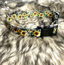 Cow sunflower Nylon dog collar