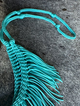 Fringe Barrel Reins turquoise