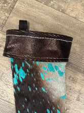 hair on cowhide Christmas stockings
