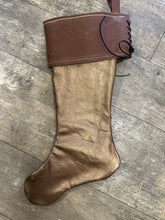 hair on cowhide Christmas stockings