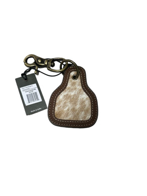 Myra hand  cow hide key fob