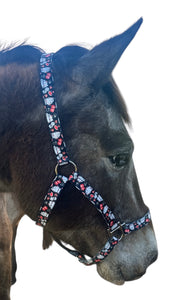 Vegas gambler nylon horse halter