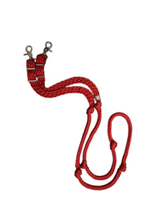 Red Barrel Reins, Round with grip knots