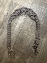 Fancy wither strap in tan with rose quartz