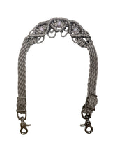 Fancy wither strap in tan with rose quartz
