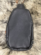 cowhide  small sling bag