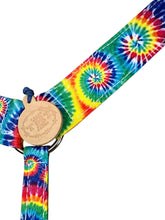 Tie dye breast collar nylon horse size