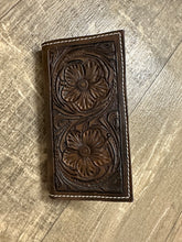 Handmade TBT leather tooled long wallet