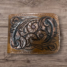 Handmade TBT leather tooled wallet