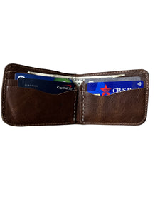 Handmade TBT leather tooled wallet