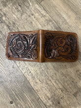 Handmade TBT leather tooled wallet
