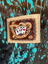 Handmade TBT leather tooled wallet
