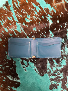 Handmade TBT leather tooled wallet