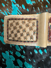 Handmade TBT leather tooled wallet