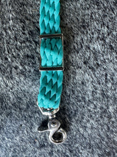 Fancy wither strap with turquoise howlite gemstones