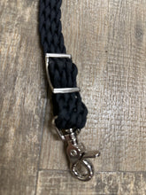 Fancy wither strap in black with rhinestones