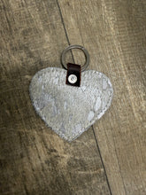 Hair on cow hide key fob TBT