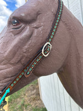 One ear personalized leather bridle