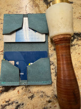 Cardholder unisex leather minimalist card wallet