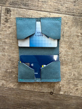 Cardholder unisex leather minimalist card wallet