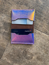 Cardholder unisex leather minimalist card wallet