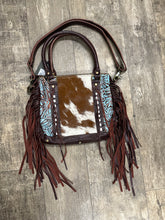 beautiful concealed carry leather tooled fringe western purse