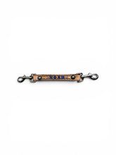 Personalized  goat or sheep halter hand hold blue