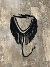 Black Fringe Breast Collar with wither strap