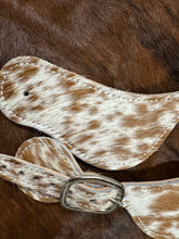 Cowhide hair on spur straps